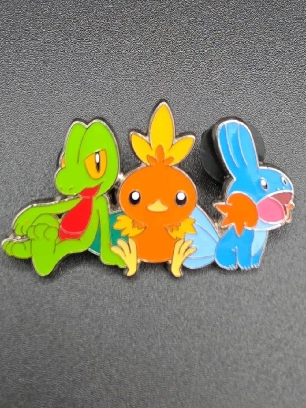 Pokémon Treecko Torchic Mudkip Official 2014 Enamel Pin
